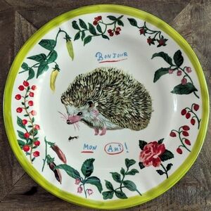 Anthropologie Nathalie Lete Hedgehog Plate